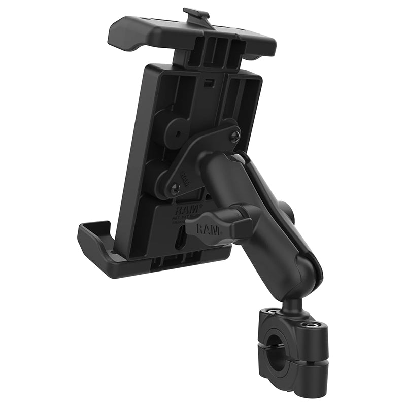 RAM Torque 19mm-25mm Handlebar Rail Quick Grip Pro XL Phone Kit 1" Ball