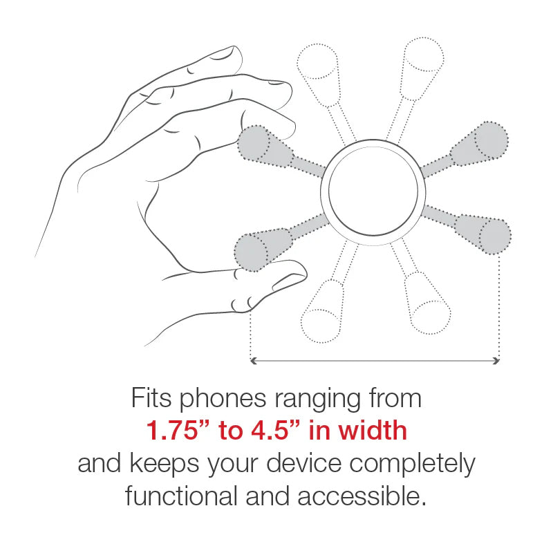 RAM Low Profile Tough Claw Large X-Grip Phone Kit