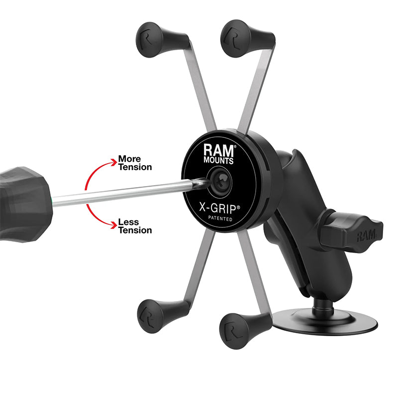 RAM Adhesive Flex Mount Universal Large Rotating X-Grip Large Phone Kit 1"