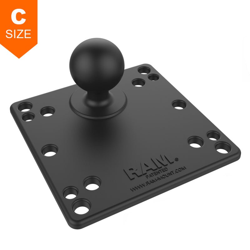 PROMOUNT - RAM 100mm x 100mm VESA Plate Offset 1.5" Ball - RAM - 246 - AD1U