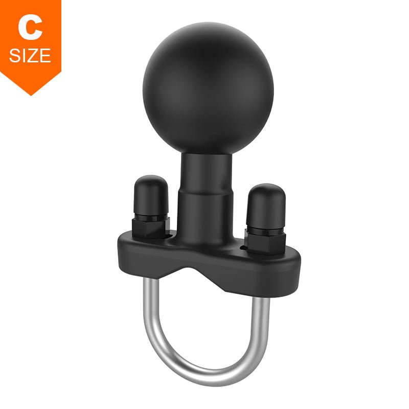 PROMOUNT-RAM 13mm-32mm Stainless Steel U-Bolt Handlebar & Rail Base 1.5" Ball-RAM-231-1U