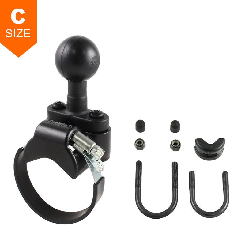 PROMOUNT - RAM 13mm - 80mm U - Bolt/Strap Handlebar & Rail Base 1.5" Ball - RAM - 231Z - 2U