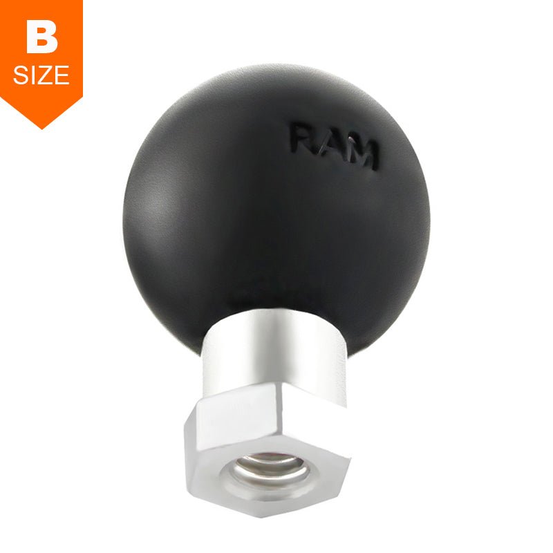 PROMOUNT - RAM 1/4" - 20 Female Threaded Hex Base 1" Ball - RAM - B - 337U