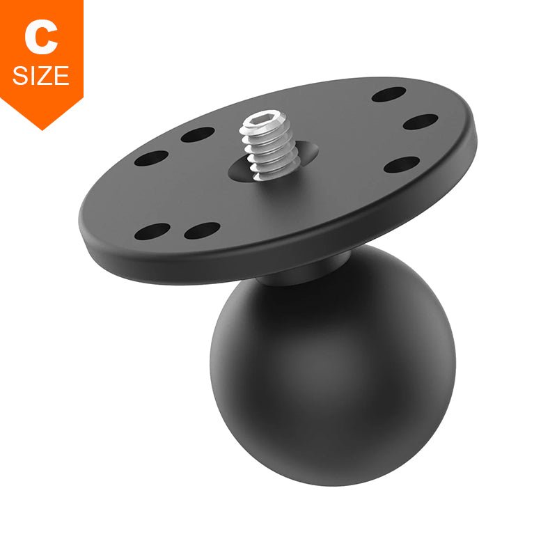 PROMOUNT - RAM 1/4" - 20 Male Threaded Round Base 1.5" Ball - RAM - 202AU