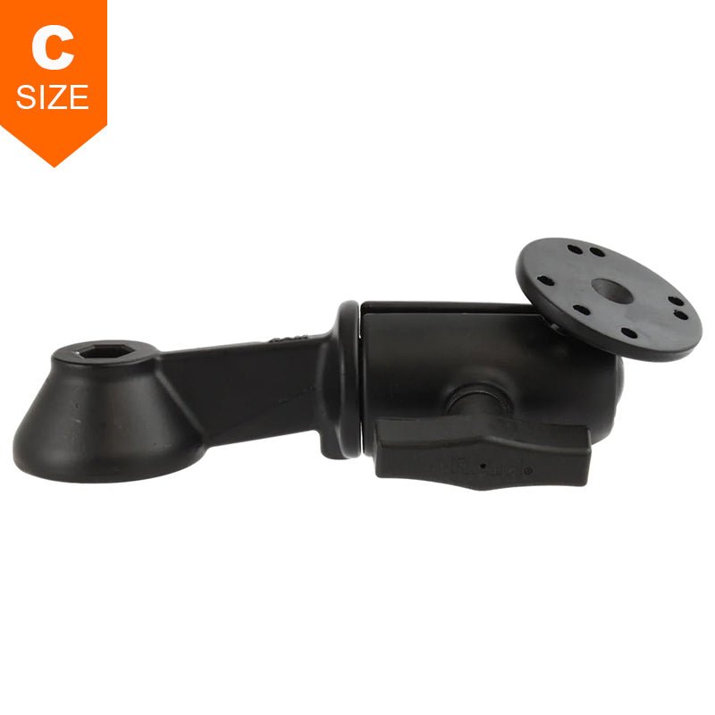 PROMOUNT - RAM 152mm Single Swing Arm with Round Plate 1.5" Ball - RAM - VB - 110 - 5 - DIS1U