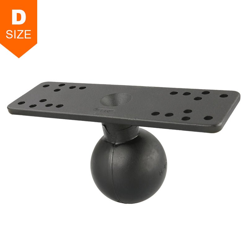 PROMOUNT - RAM 159mm x 50mm Rectangular Base 2.25” Ball - RAM - D - 115BU