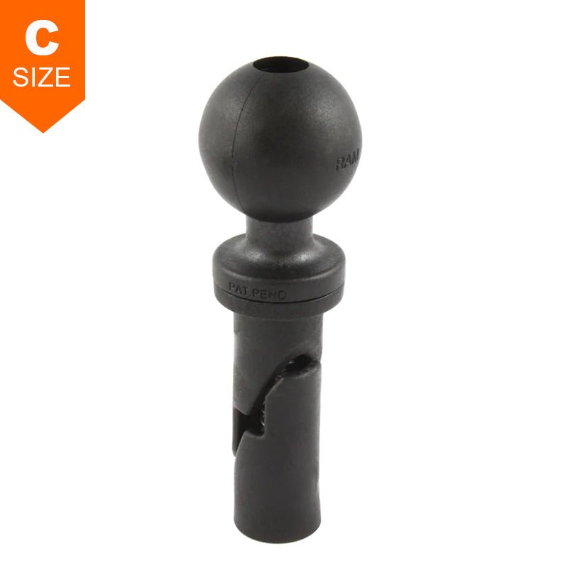 PROMOUNT - RAM 22–25mm Wedge Hobie Kayak Sail Port Base Adapter 1.5” Ball - RAP - 354U