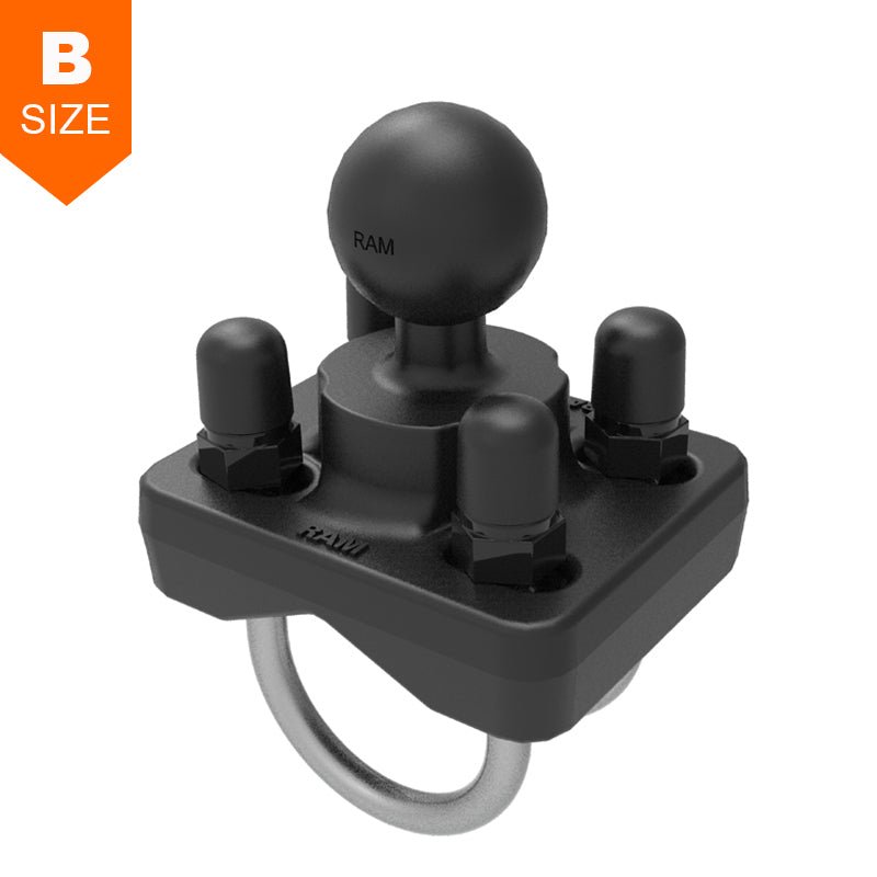 PROMOUNT - RAM 25mm - 32mm Double U - Bolt Rail Base 1" Ball - RAM - B - 235U