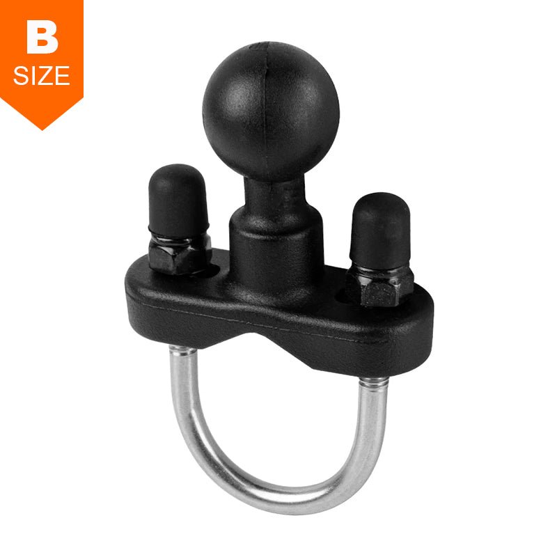 PROMOUNT - RAM 25mm - 32mm Stainless Steel U - Bolt Handlebar & Rail Base 1" Ball - RAM - B - 231 - 1U