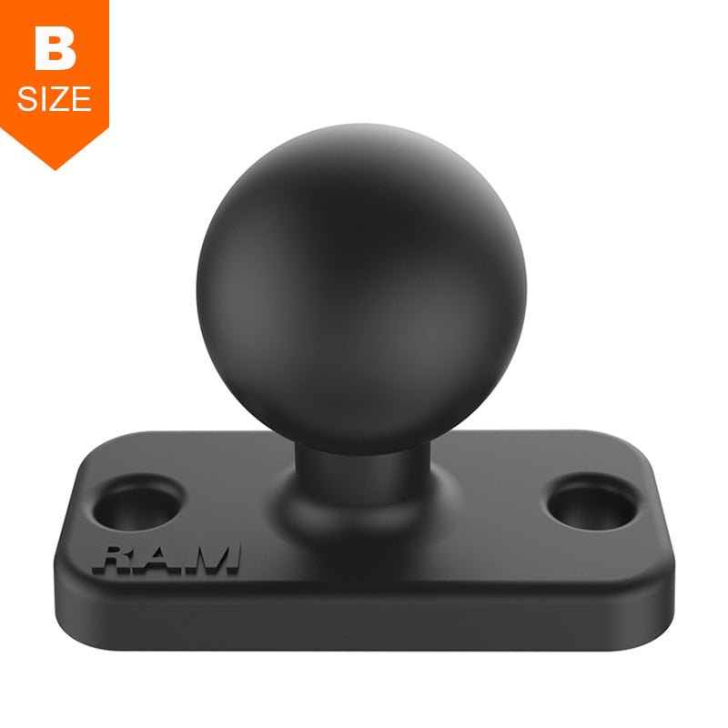 PROMOUNT - RAM 25mm x 50mm Base with 38mm 2 - Hole Pattern 1" Ball - RAM - B - 202U - 12