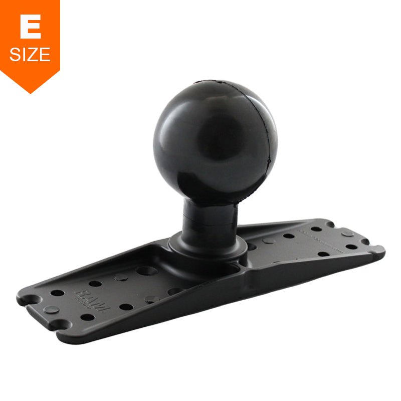 PROMOUNT - RAM 279mm x 76mm Rectangular Marine Electronics Plate 3.38" Ball - RAM - E - 111BU