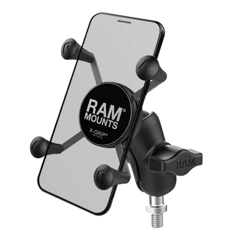 PROMOUNT - RAM 3/8" - 16 Threaded Base X - Grip Phone Mount Kit 1" Ball - RAP - B - 236 - A - UN7U