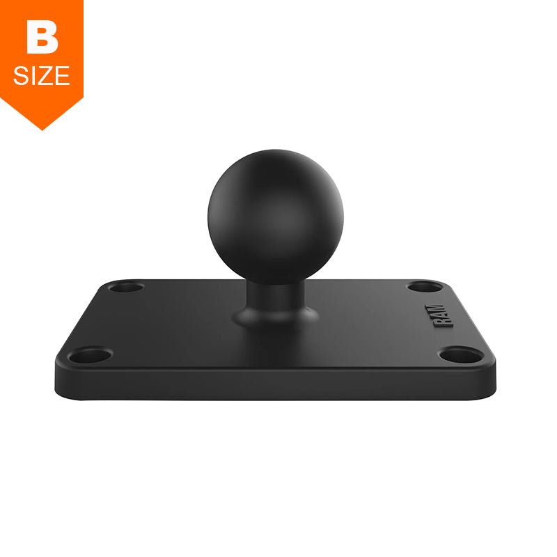 PROMOUNT-RAM 38mm x 63mm 4-Hole Rectangular Base 1" Ball-RAM-B-202U-23