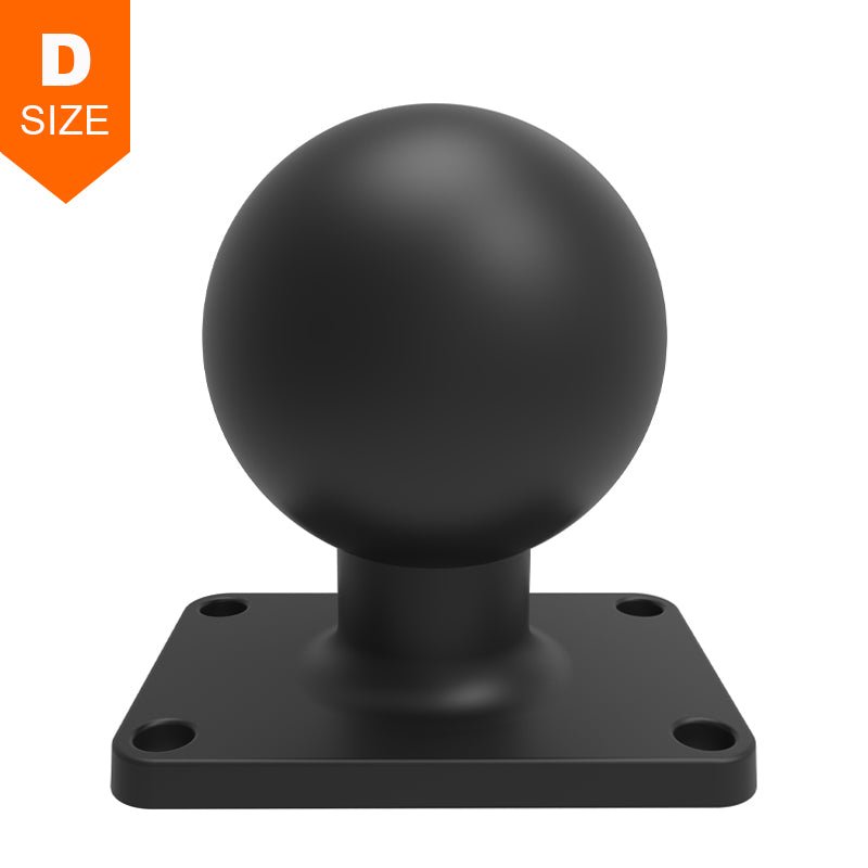PROMOUNT - RAM 38mm x 63mm 4 - Hole Rectangular Base 2.25" Ball - RAM - D - 202U - 23