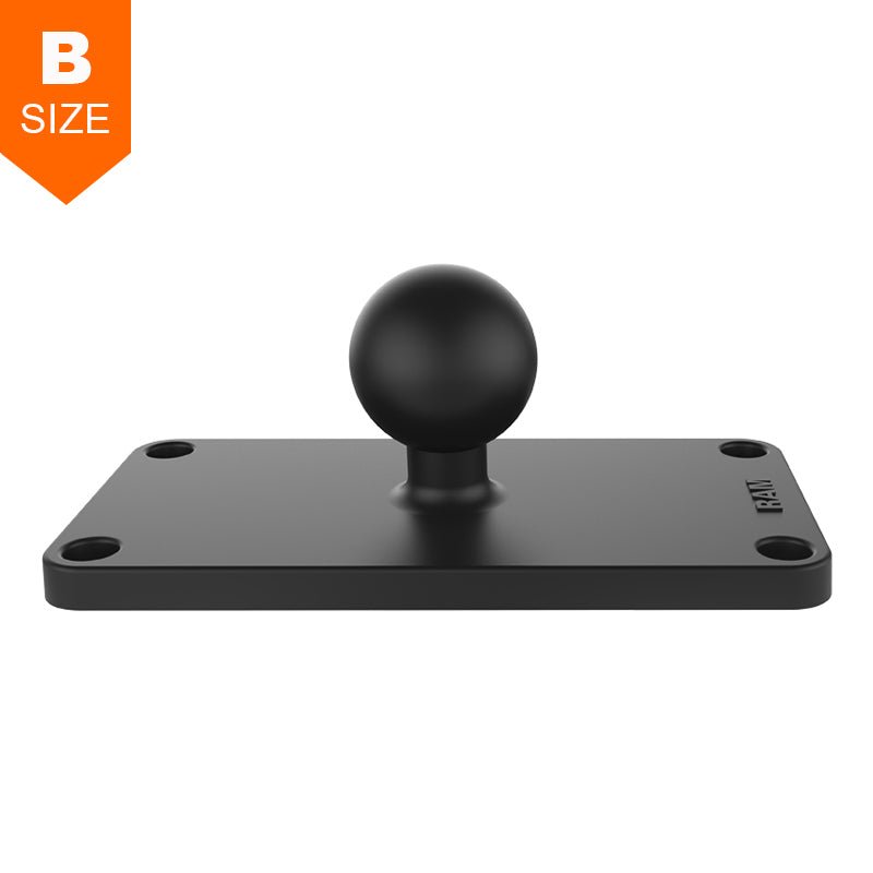 PROMOUNT - RAM 50mm x 100mm Base with 38mm x 89mm 4 - Hole Pattern 1" Ball - RAM - B - 202U - 24