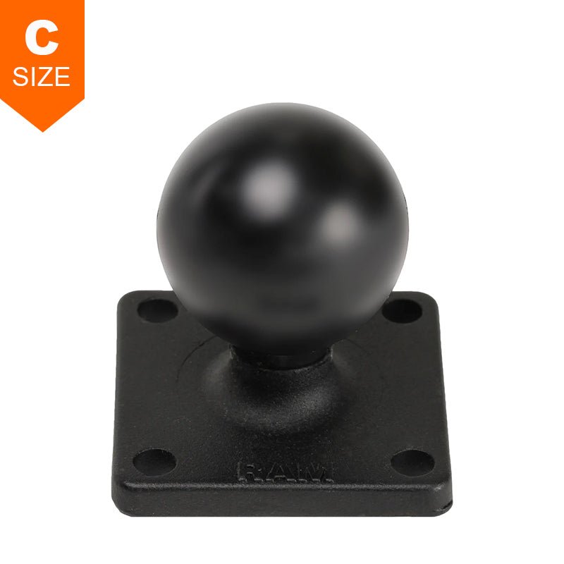 PROMOUNT - RAM 50mm x 50mm Base with 38mm x 38mm 4 - Hole Pattern 1.5" Ball - RAM - 202U - 22