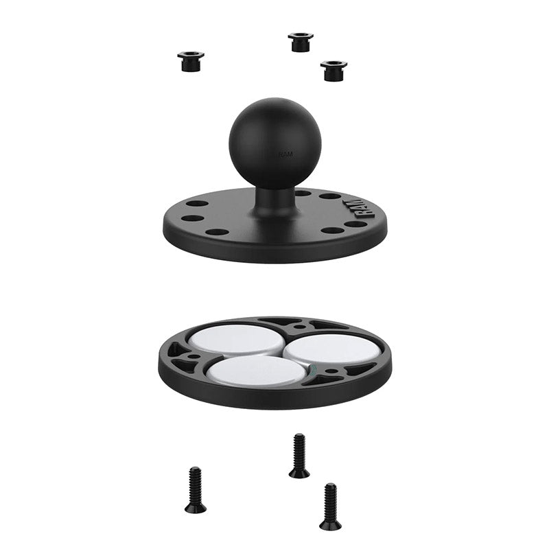 PROMOUNT - RAM 63mm Magnetic Round Base 1" Ball - RAM - B - 202 - 339U
