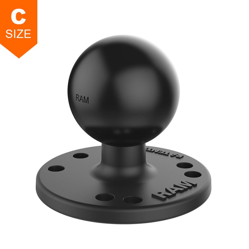 PROMOUNT - RAM 63mm Round Base 1.5" Ball - RAM - 202U