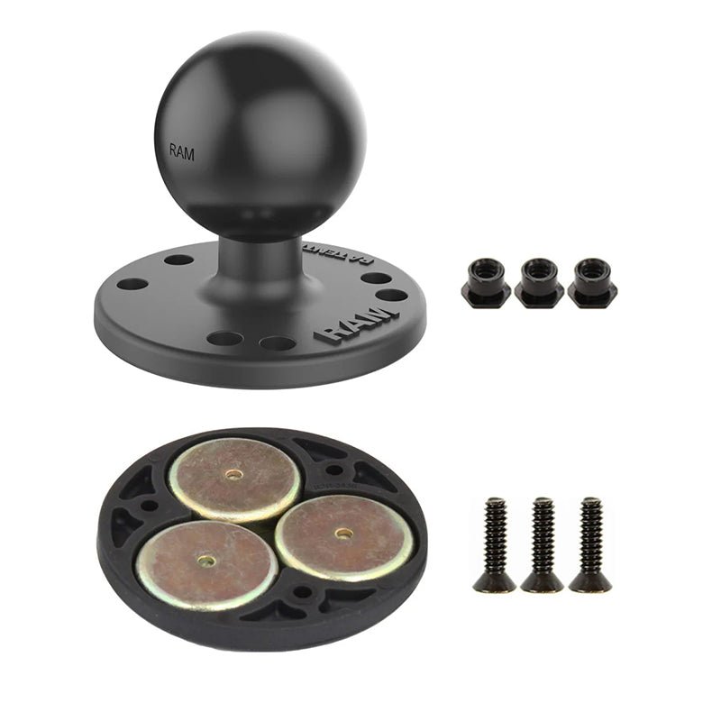 PROMOUNT-RAM 63mm Triple Magnetic Round Base 1.5" Ball-RAM-202-339U