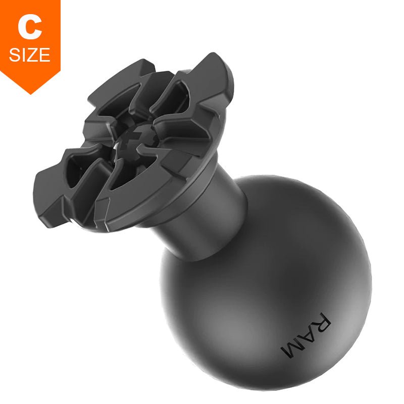 PROMOUNT - RAM Adapter for Fusion StereoActive Bluetooth Speaker 1.5" Ball - RAP - 202U - GA71