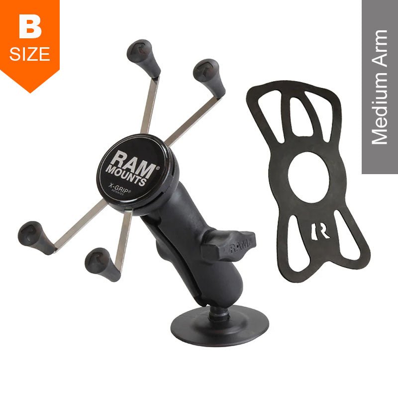 PROMOUNT - RAM Adhesive Flex Mount Universal Large X - Grip Large Phone Kit 1" Ball - RAP - B - 378 - UN10U