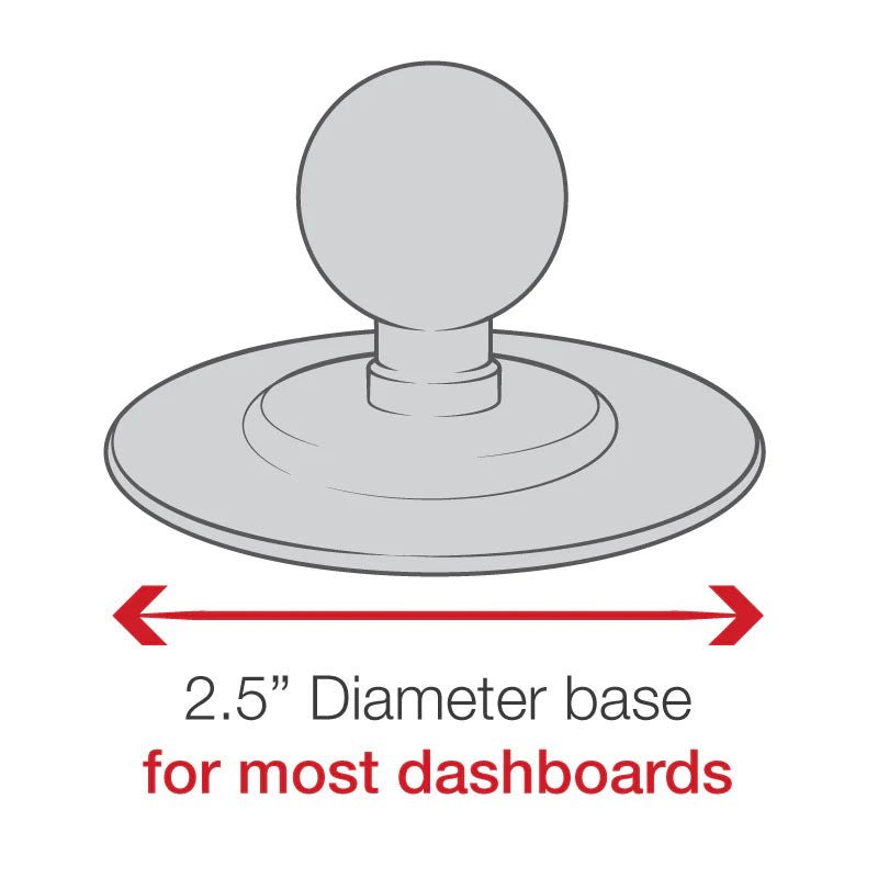 PROMOUNT - RAM Adhesive Flex Mount Universal Large X - Grip Large Phone Kit 1" Ball - RAP - B - 378 - UN10U
