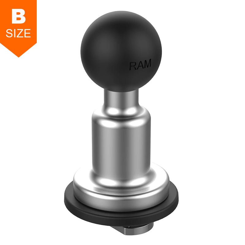 PROMOUNT-RAM Aluminium Track Ball Base with T-Bolt Attachment 1" Ball-RAM-B-463-TRA1U