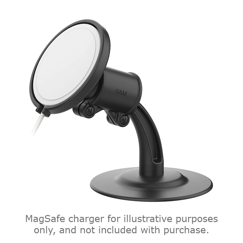 PROMOUNT - RAM Apple MagSafe 25W Lil Buddy Adhesive Dash Mount Kit 1" Ball - RAP - SB - 180 - AP - MAG - 1U