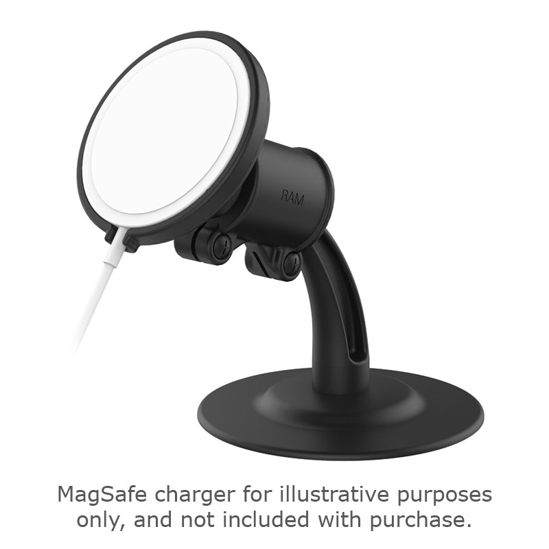 PROMOUNT - RAM Apple MagSafe Lil Buddy Adhesive Dash Mount Kit 1" Ball - RAP - SB - 180 - AP - MAGU