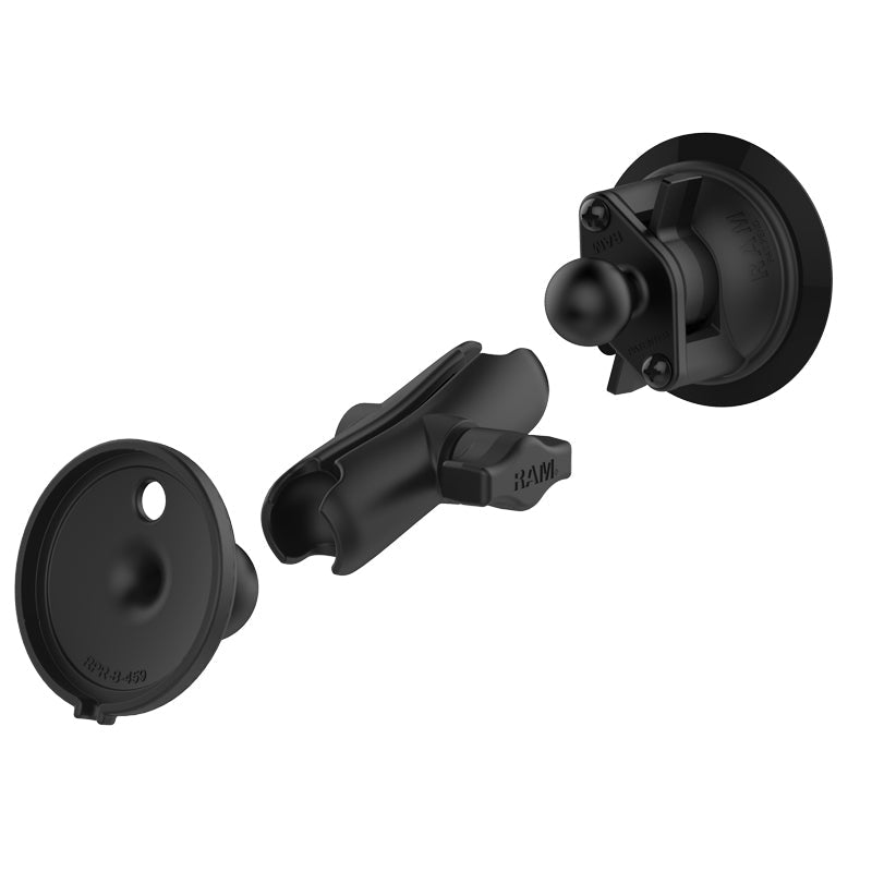 PROMOUNT - RAM Apple MagSafe Twist Lock Suction Cup Mount 1" Ball - RAM - B - 166 - AP - MAGU
