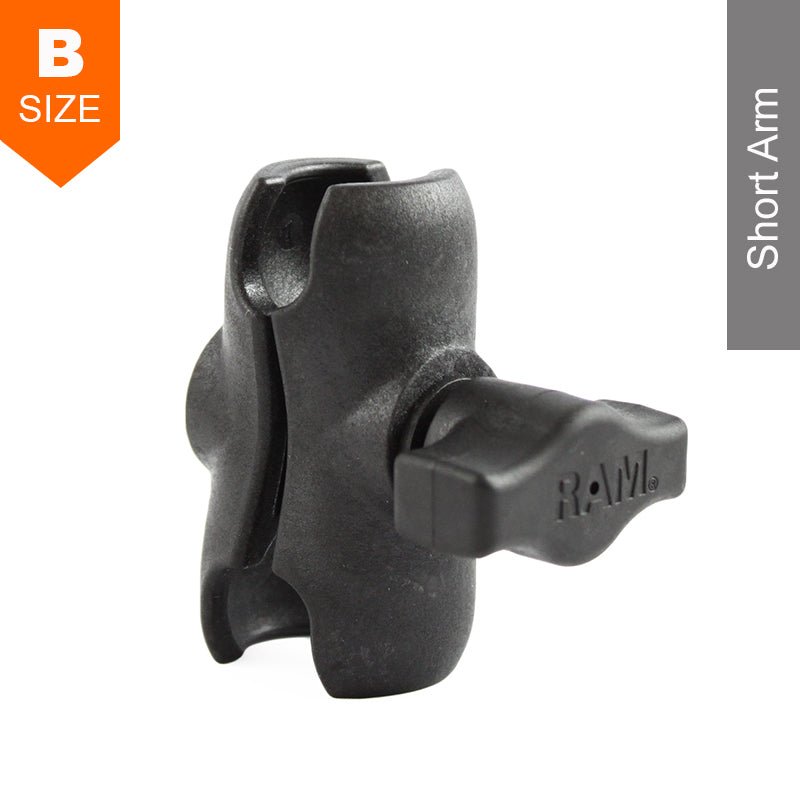 PROMOUNT - RAM Composite Short Double Socket Arm 1" Balls - RAP - B - 201U - A
