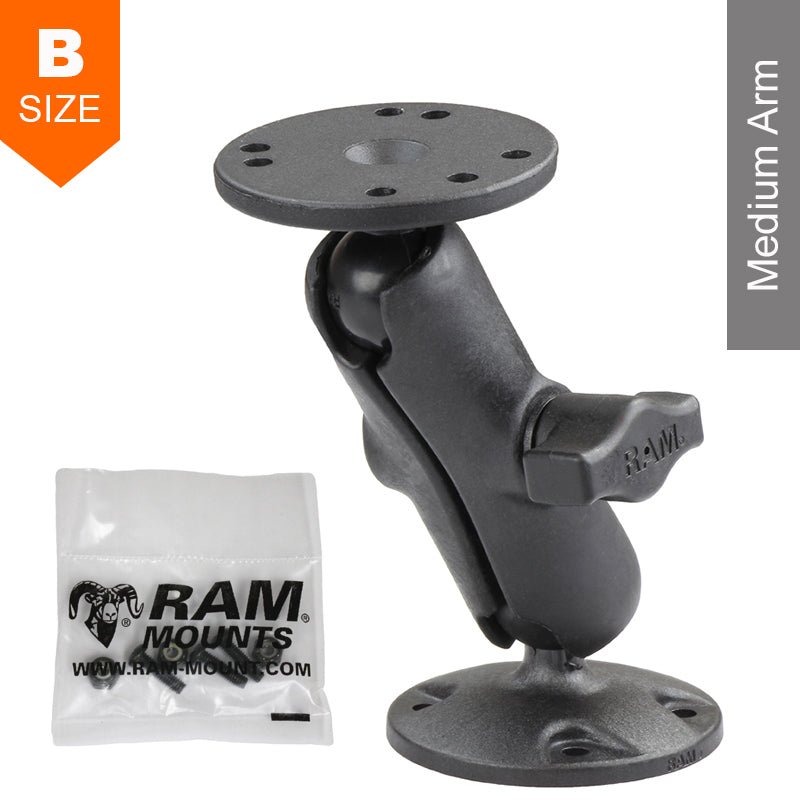 PROMOUNT - RAM Composite Surface Mount Kit with Garmin Hardware 1" Ball - RAP - B - 101U - G4