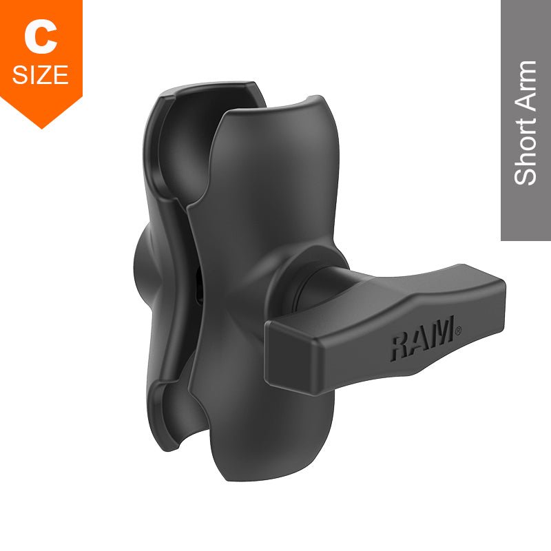 PROMOUNT - RAM Double Socket Arm 1.5" Balls - RAM - 201U - B