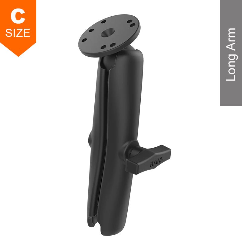 PROMOUNT - RAM Double Socket Arm & Round Base 1.5" Ball - RAM - 103U - D