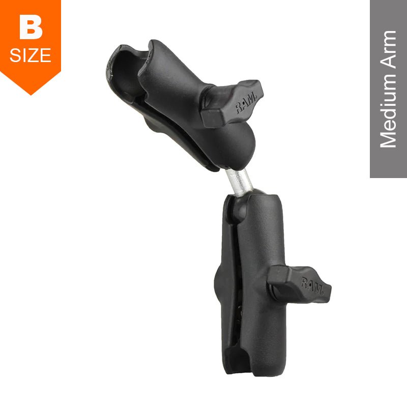 PROMOUNT - RAM Double Socket Arm with Dual Extension and Ball Adapter 1" Ball - RAM - B - 201 - 201U