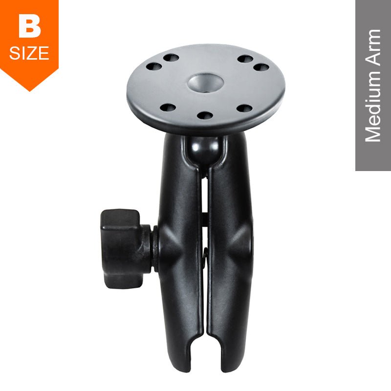 PROMOUNT - RAM Double Socket Arm with Round Base 1" Ball - RAM - B - 103U