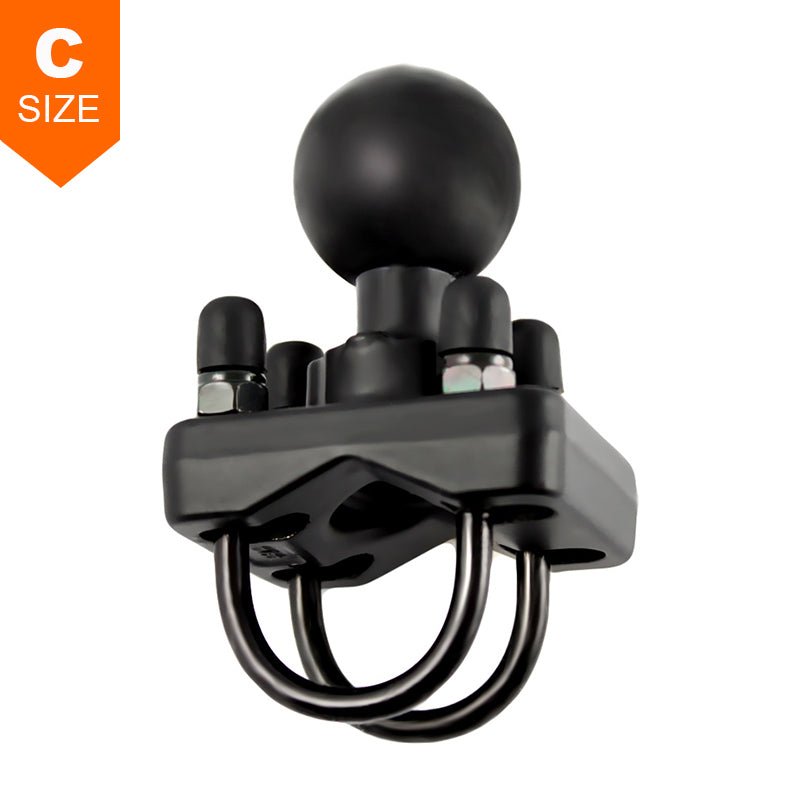 PROMOUNT - RAM Double U - Bolt Base for 25mm - 32mm Rails 1.5" Ball - RAM - 235U