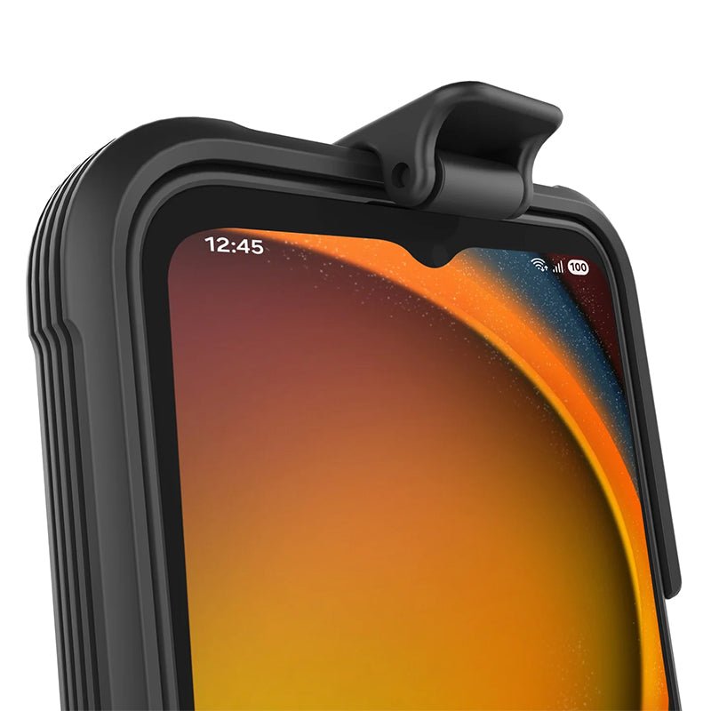 PROMOUNT-RAM EZ-Roll'r Dock Samsung Galaxy XCover7 Pro & 6 Pro With OEM or RAM Skin-RAM-HOL-SAM84CP-1U