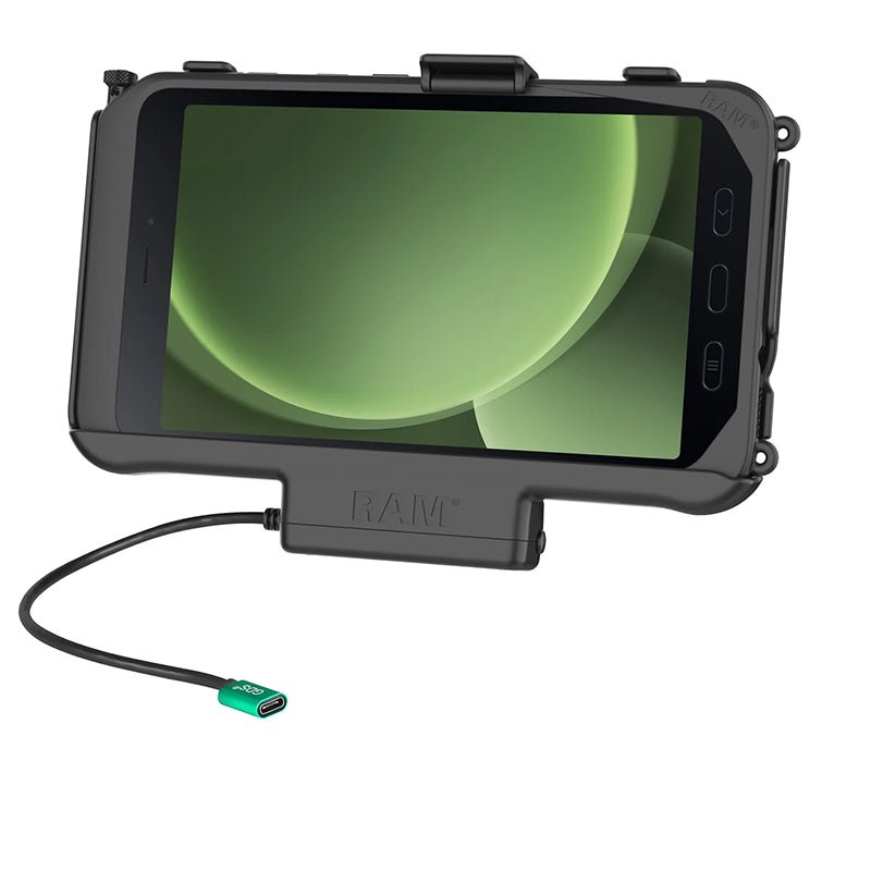 PROMOUNT-RAM EZ-Roll'r Dock USB-C Power Samsung Tab Active5 & Active3-RAM-HOL-SAM60CPU