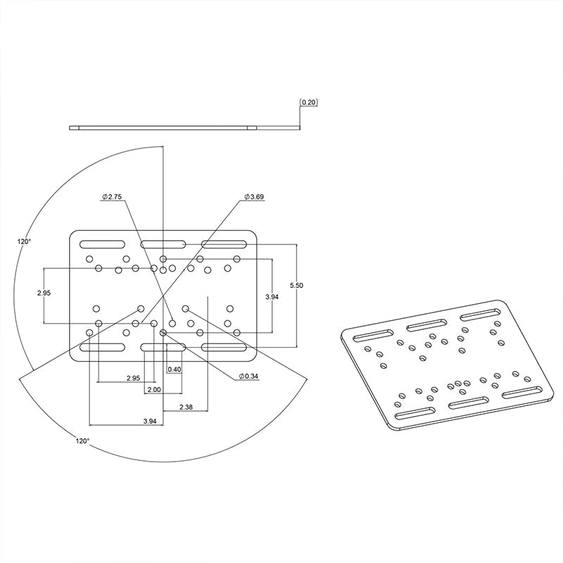 PROMOUNT-RAM Forklift Truck Overhead Guard Mount Kit 2.25" Ball-RAM-335-D-246