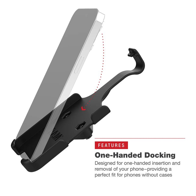 PROMOUNT-RAM Form-Fit Cradle for Apple iPhone 15 Pro-RAM-HOL-AP38-1U