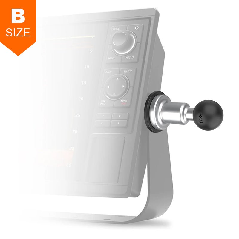 PROMOUNT - RAM Gim - Ball Fishfinder Gimbal Base Adapter 1" Ball - RAM - B - 463 - GU