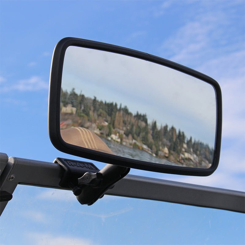 PROMOUNT - RAM Glare Shield Clamp Mount with Rear View Mirror 1” Ball - RAM - B - 126