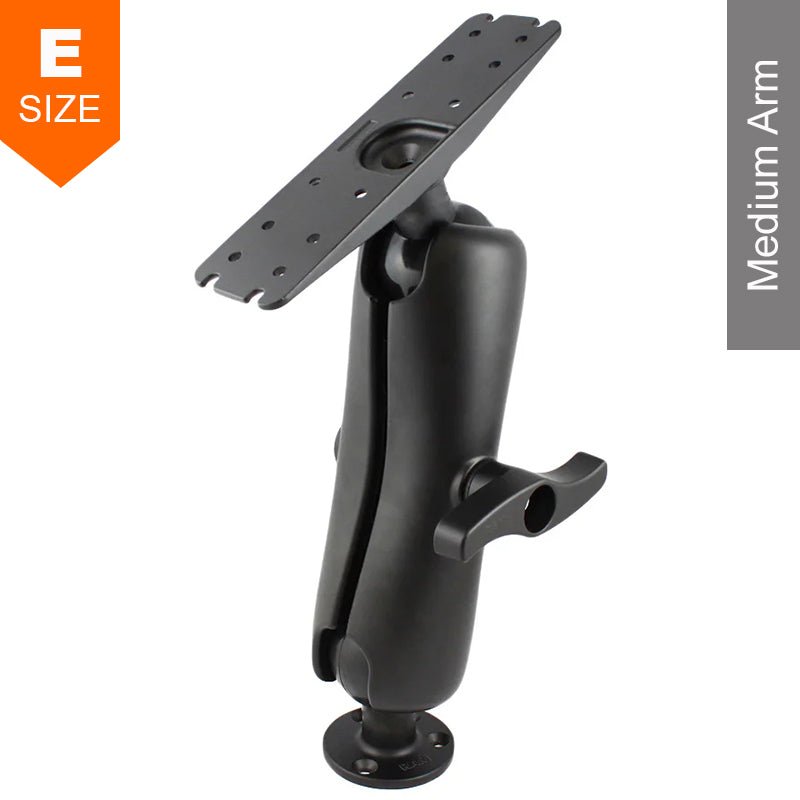 PROMOUNT - RAM Heavy Duty Marine Surface Mount Kit with 76mm x 279mm Base 3.38" Ball - RAM - E - 111U