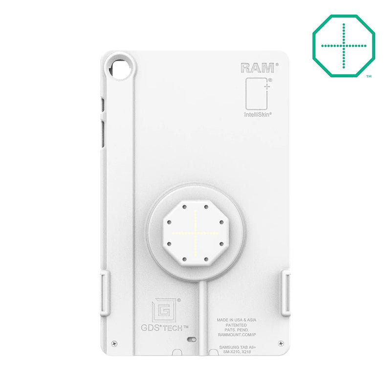 PROMOUNT-RAM Intelliskin Thin-Case for Samsung Tab A9+ (Rear Pogo Pads)-RAM-GDS-SKIN-SAM88-TCB-GRY