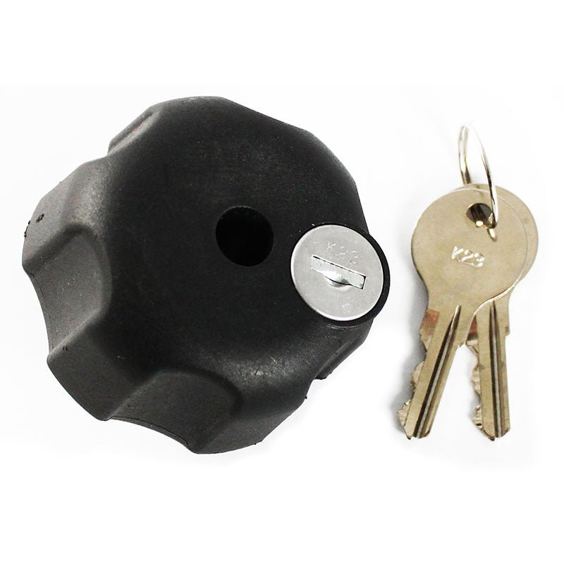 PROMOUNT - RAM Key Lock Knob with Brass Insert for B Size 1" Socket Arms - RAM - KNOB3LUPR
