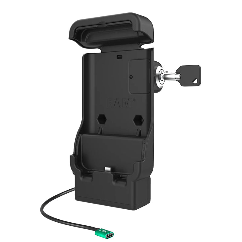 PROMOUNT-RAM Key Lock USB-C Powered Dock for Samsung Galaxy XCover7-RAM-HOL-V15-SAM94PLU
