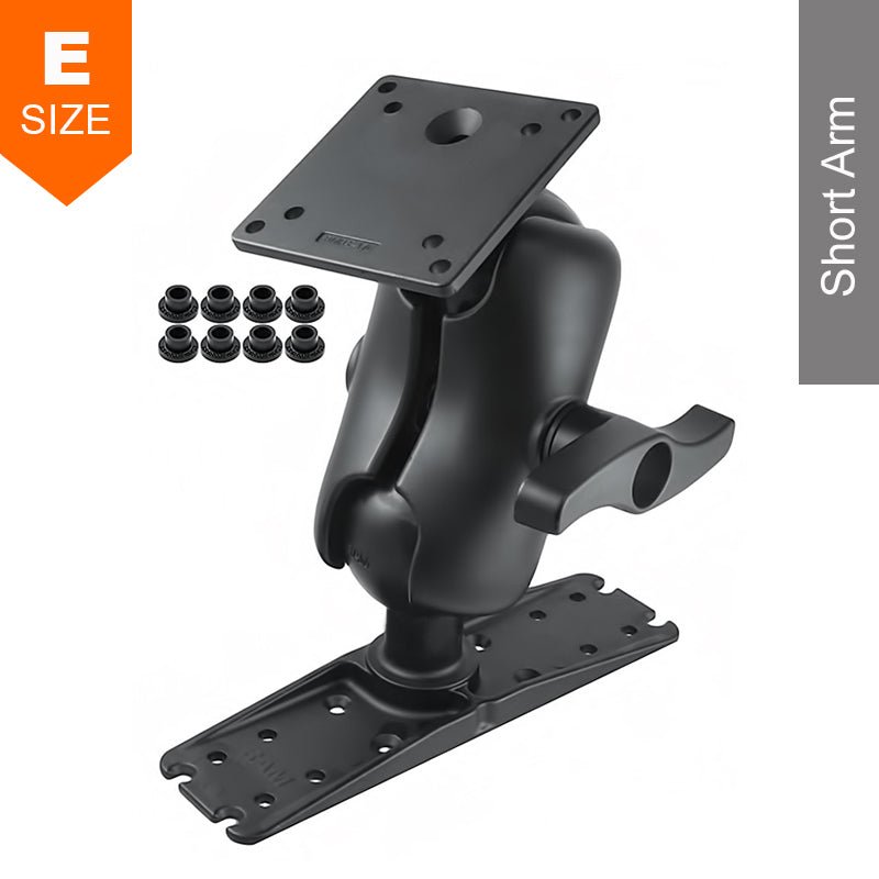 PROMOUNT - RAM Large Electronics Base with 100mm x 100mm VESA Plate 3.38” Ball - RAM - E - 111U - D - 246