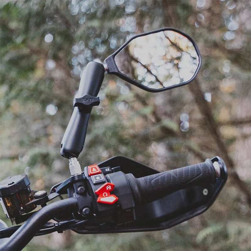 PROMOUNT - RAM Left Motorcycle Tough Mirror Kit - RAP - 465LU