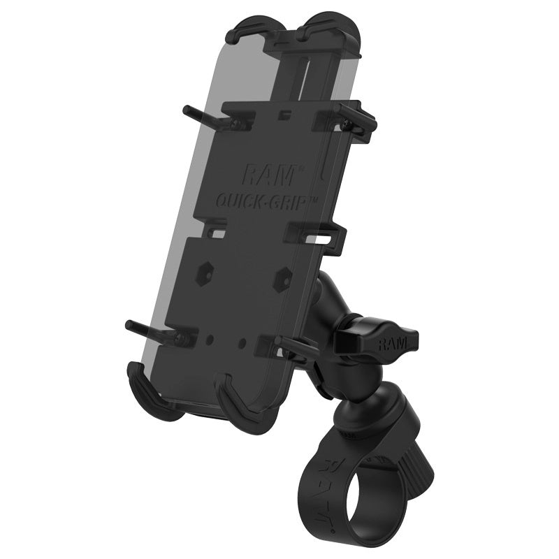 PROMOUNT - RAM Low Profile Tough - Strap Handlebar Large Quick - Grip Phone Mount Kit 1" Ball - RAP - B - 460 - A - PD4U